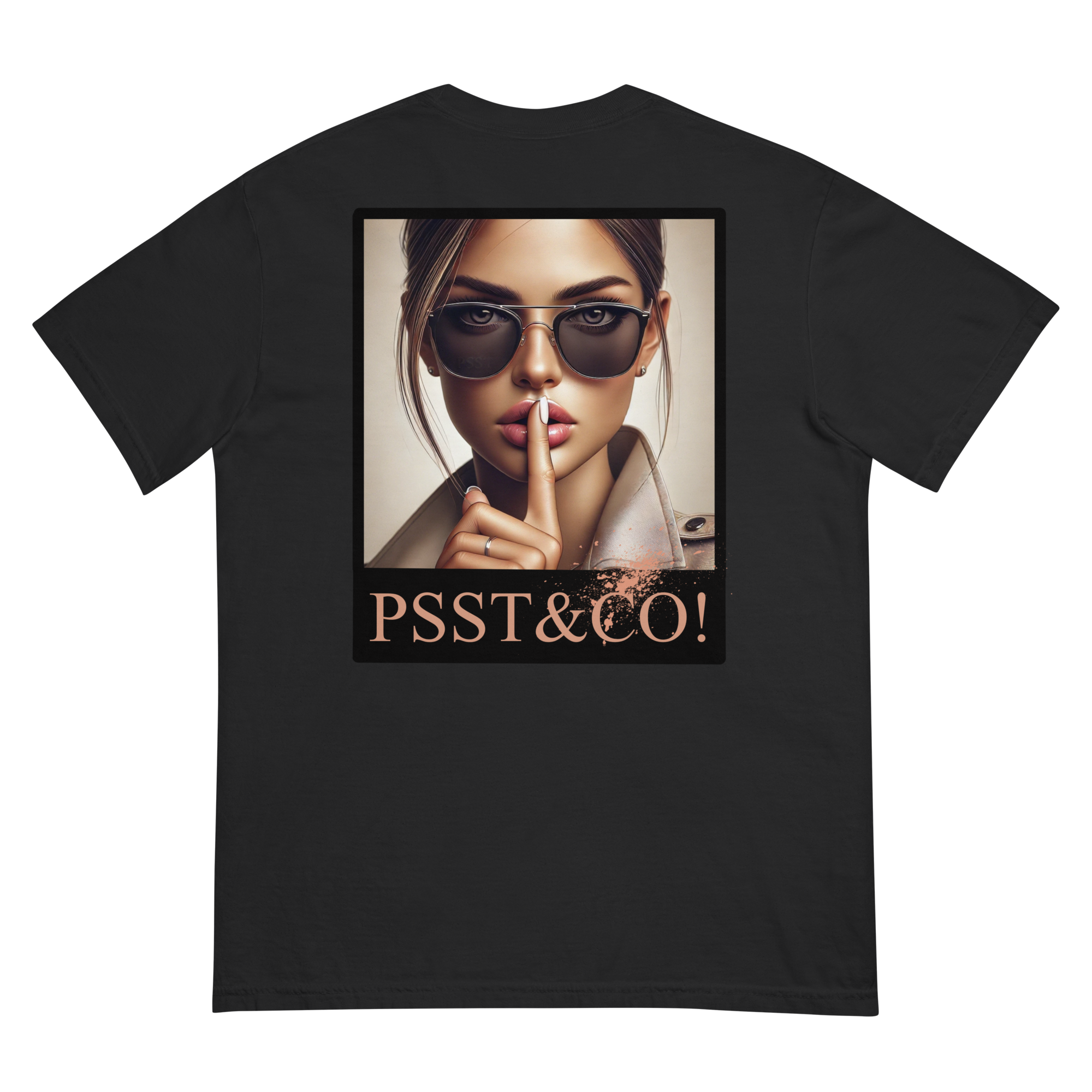 Psst&Co! - Heavy Tee - Lady in black