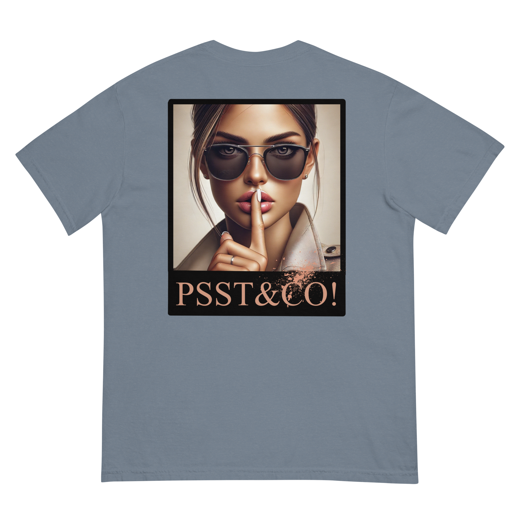 Psst&Co! - Heavy Tee - Lady in black
