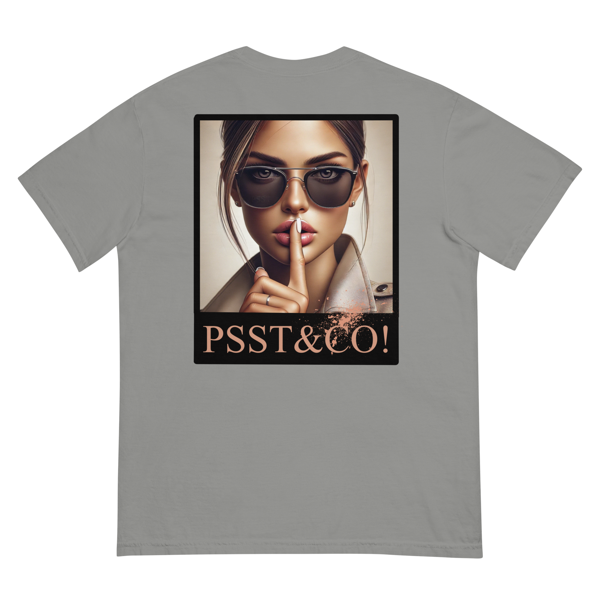 Psst&Co! - Heavy Tee - Lady in black