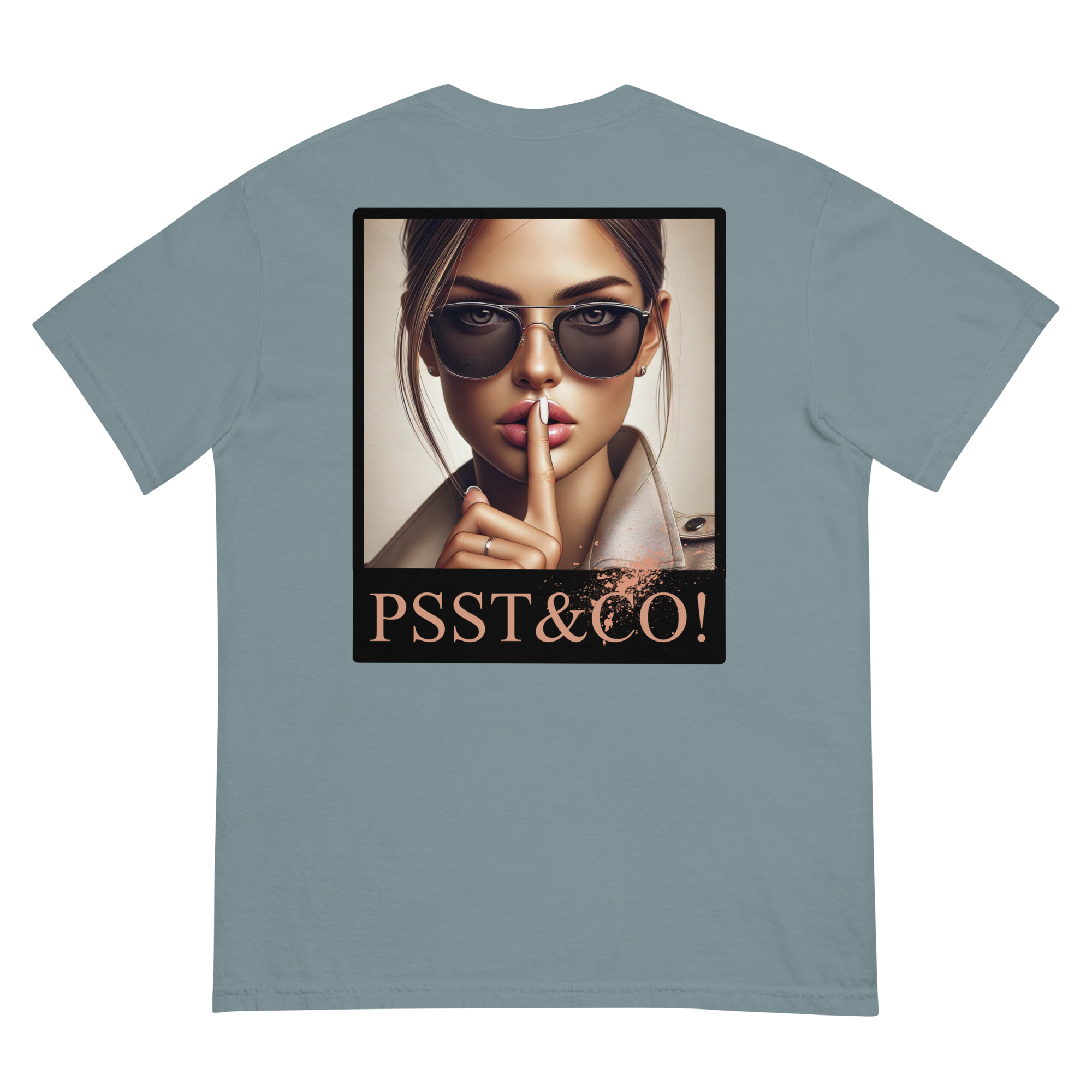 Psst&Co! - Heavy Tee - Lady in black