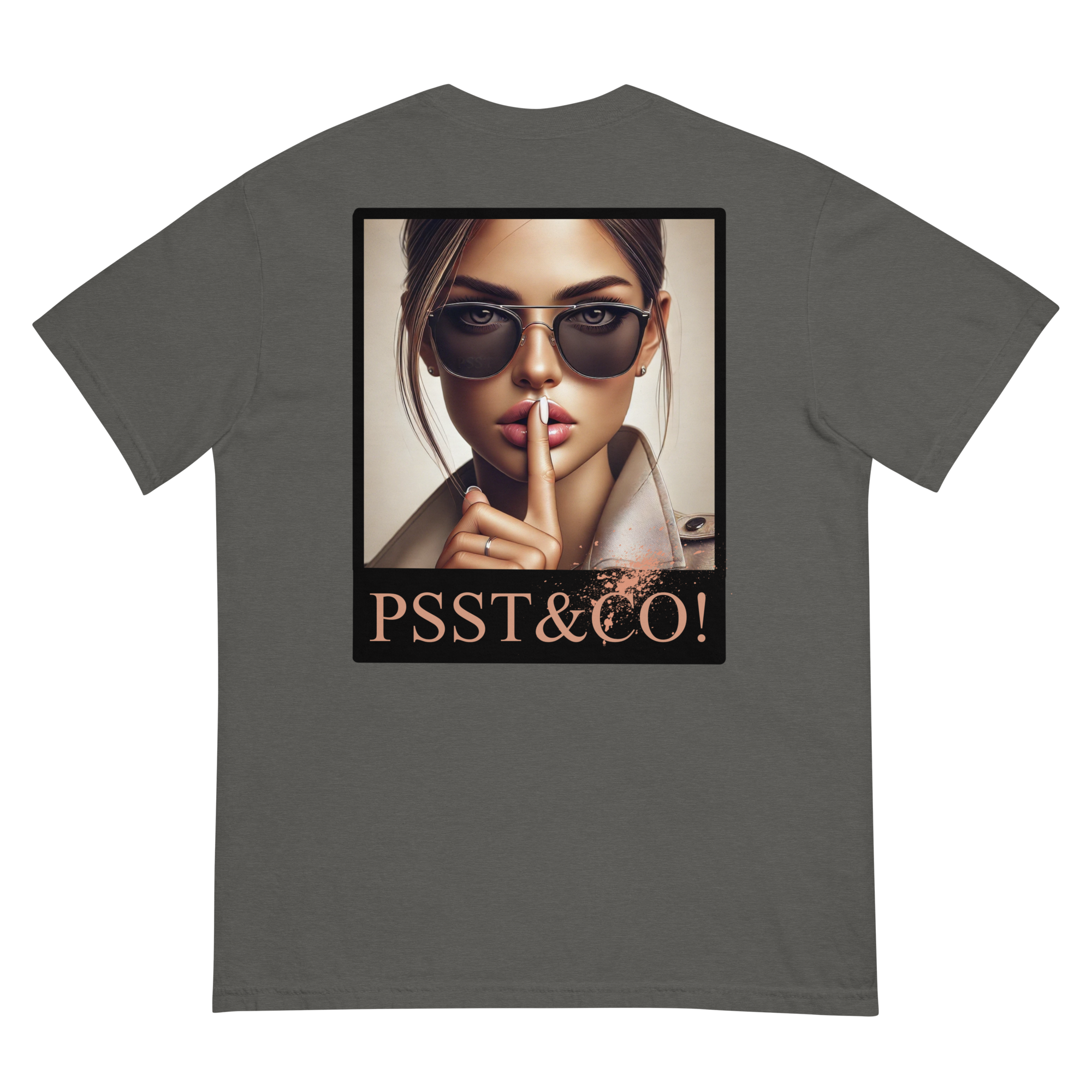 Psst&Co! - Heavy Tee - Lady in black